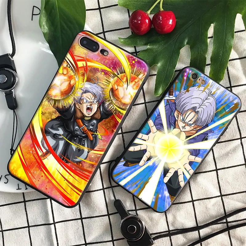 

Dragon Ball Z DBZ Trunks Cover Shell For Apple iPhone 5 5S SE 6 6S 6Plus 6sPlus 7 7Plus 8 8Plus X Soft Silicone Tpu Phone Case