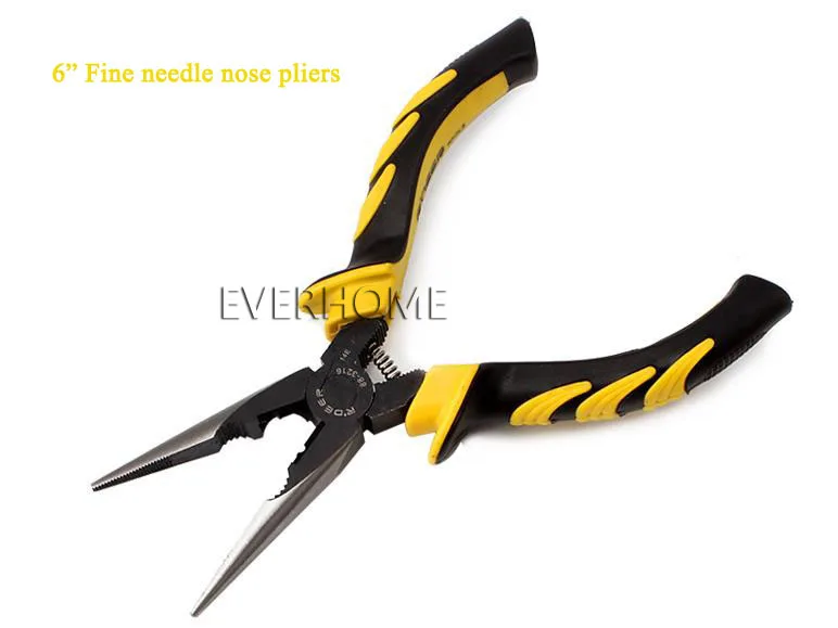 

Needle nose pliers handles black sand throwing 6 inch 8 inch pliers ,free shipping