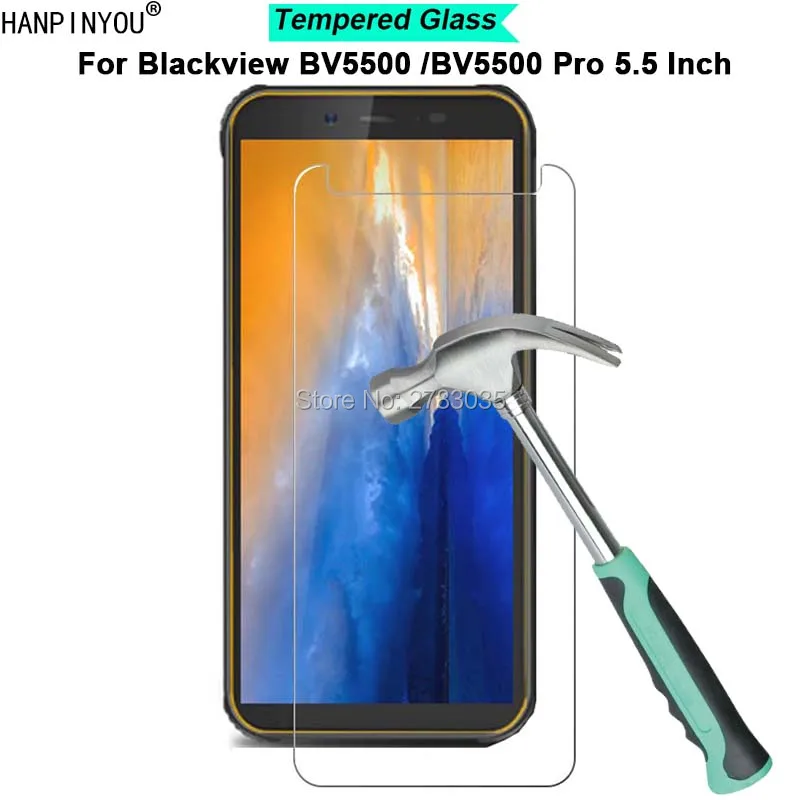 Для Blackview BV5500 / Pro Новинка твердость 9H 2.5D ультратонкое закаленное защитное