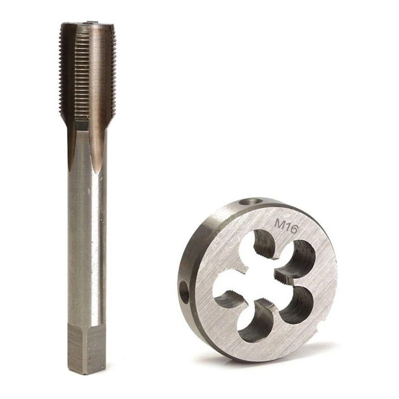 Left Hand Taps Right Round Dies LH Fine Thread M8 M10 Accessories Metric Trapezoidal Tap Die | Инструменты