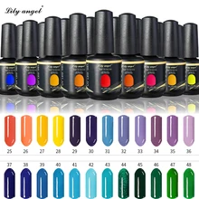 Lily angel 1 pcs 15ML UV LED Soak Off Nail Gel Polish DIY Nail Art Glitter Gel Varnish Long Lasting Led Gel Lacquer 25-48 colors