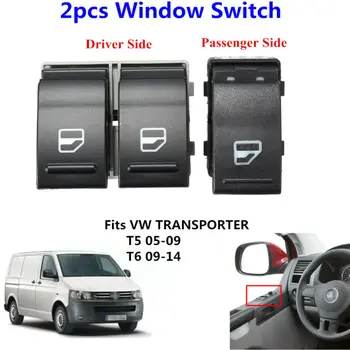 

Power Window Switch Window Regulator Switch Suitable for Volkswagen Transporter T5 T6 passenger window switch (4 pins)