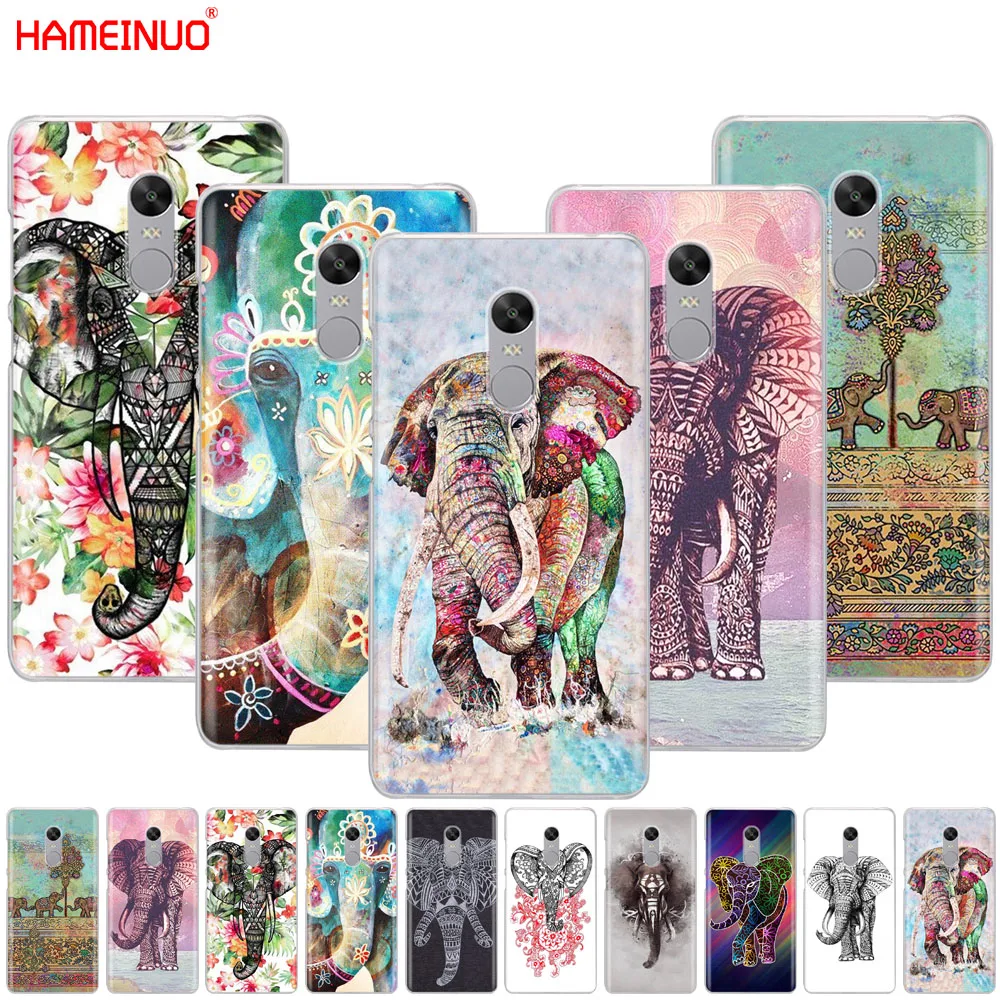 

HAMEINUO Totem Elephant Aztec indian Flower Cover phone Case for Xiaomi redmi 5 4 1 1s 2 3 3s pro PLUS redmi note 4 4X 4A 5A