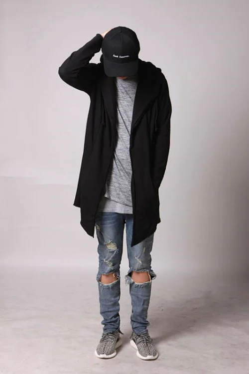 Kpop coreano flaco ripped pantalones de hip hop de moda fresca para hombre  urbano mono ropa de los hombres pantalones vaqueros de hip hop de moda slp  temor de dios|fashion men jeans|mens