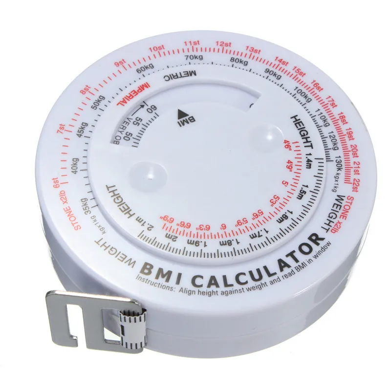 BMI Body Mass Index Retractable Tape Measure Calculator For Diet font b Weight b font font