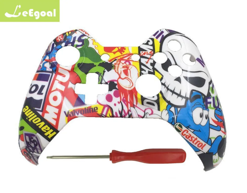 

Front Housing Shell Cover Skin for Xbox One Games Upper Case Replacement Parts Compatible for Modded Xbox one Wired Controller