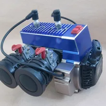 60CC высокомощный двухцилиндровый газовый двигатель MCD Losi 5ive-T DBXL HPI KM Rovan aja 5B 5T 5SC SS RMCK мини WRC CEN FG 1/5 автомобилей