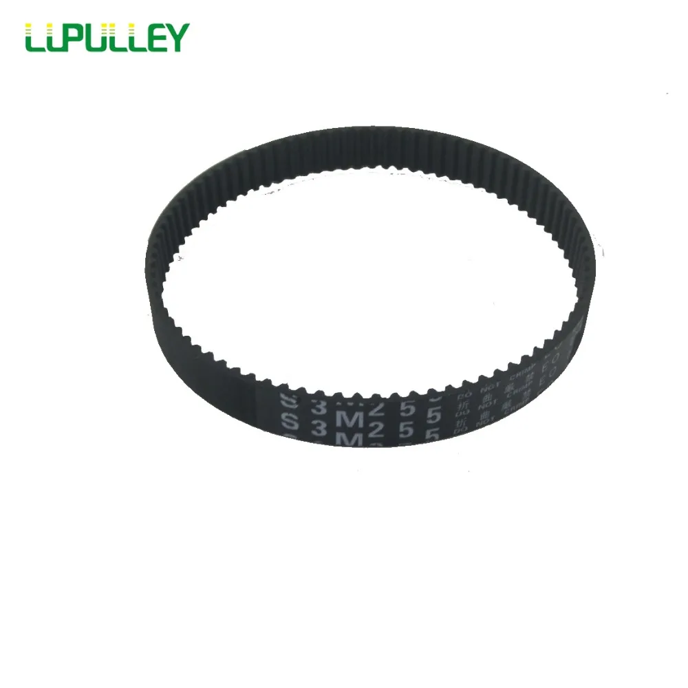 

LUPULLEY S3M Timing Belt Closed Loop Black Rubber Toothed Belt Width 10/15mm S3M180/183/186/189/192/195/201/207/210/213/225