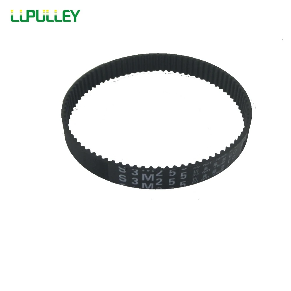 /Pitch 3mm Black Rubber Gear Timing Belt Transmission Drive Belts 123~1500 S3M