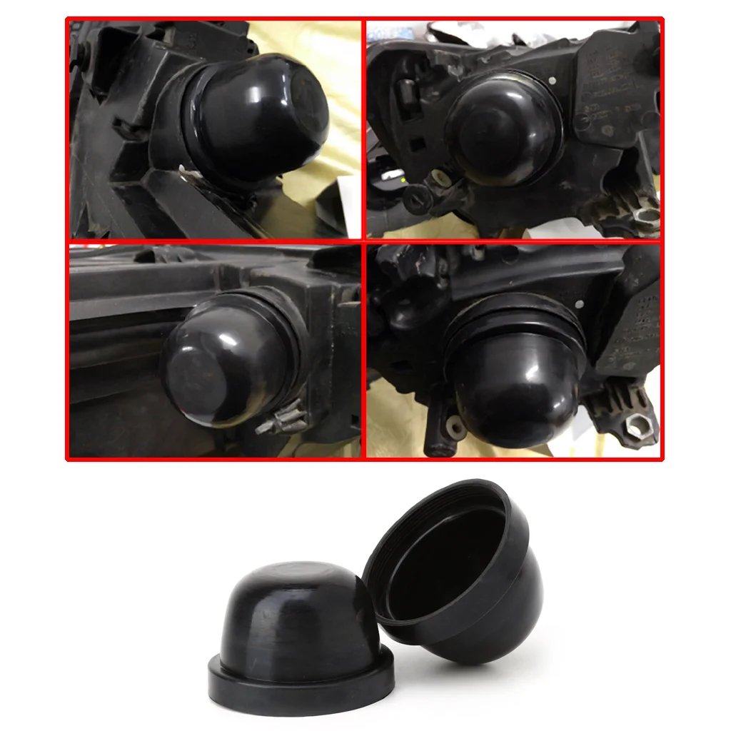 

HID LED Headlight Car Dust Cover Rubber Waterproof Dustproof Sealing Headlamp Cover Car Styling Accessories DIY Retrofit Work