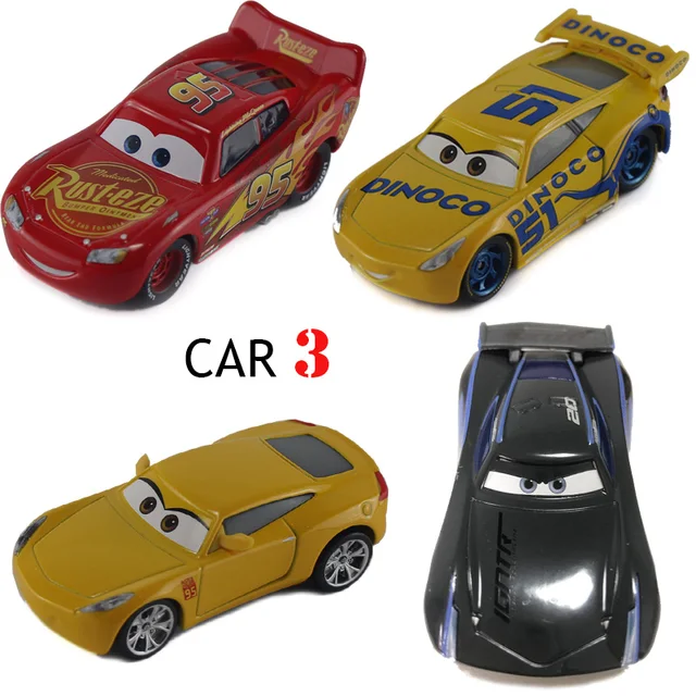 Disney PIXAR CARS 3 RUSTEZE BLITZ McQUEE DINOCO CRUZ RAMIREZ Jackson Schwarz Sturm 1:55