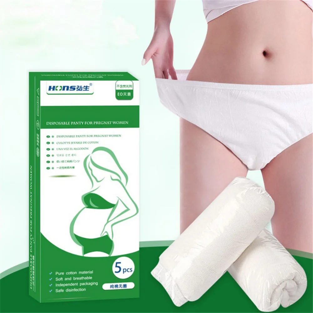 pour Sejour Spa Lot 5 Urgence Slips Jetables de Voyages sous Vetement Jetable a Usage Unique - Vêtement Hopital Tatoo et Epilation Slip Coton Homme Jetable Super Doux Protection Massage