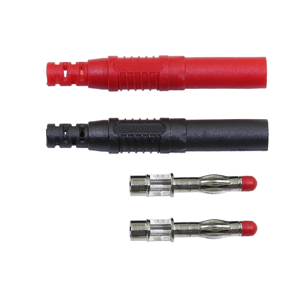 

Soldering Type DIY 4mm Shrouded Test Plug Banana Connector(10 pcs per package)
