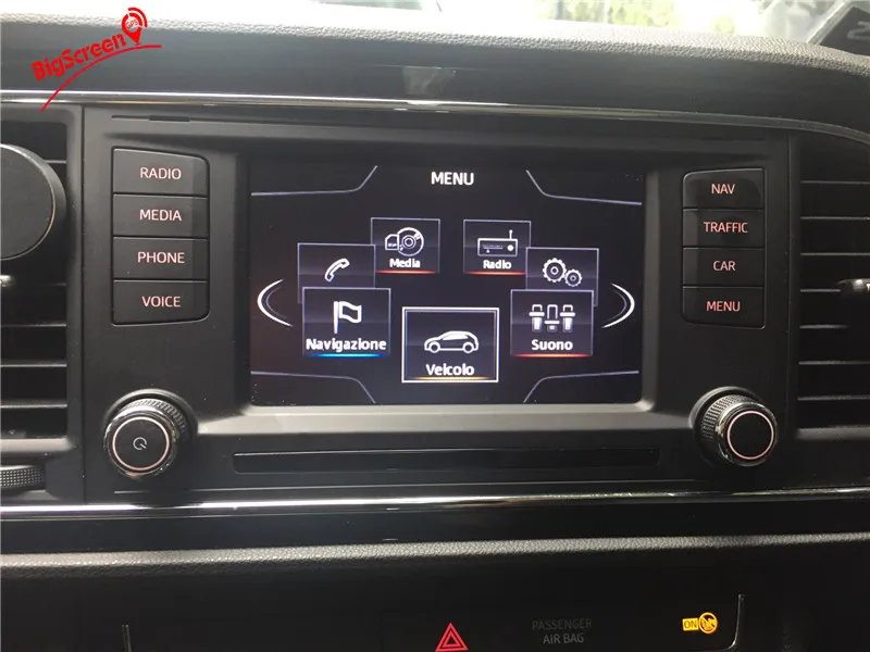 Top Bigscreen Android 9.0 8core Car DVD Player GPS Navigation For Seat Leon 2012-2017 Headunit Multimedia Recoder Satnav 4GB +32GB 2