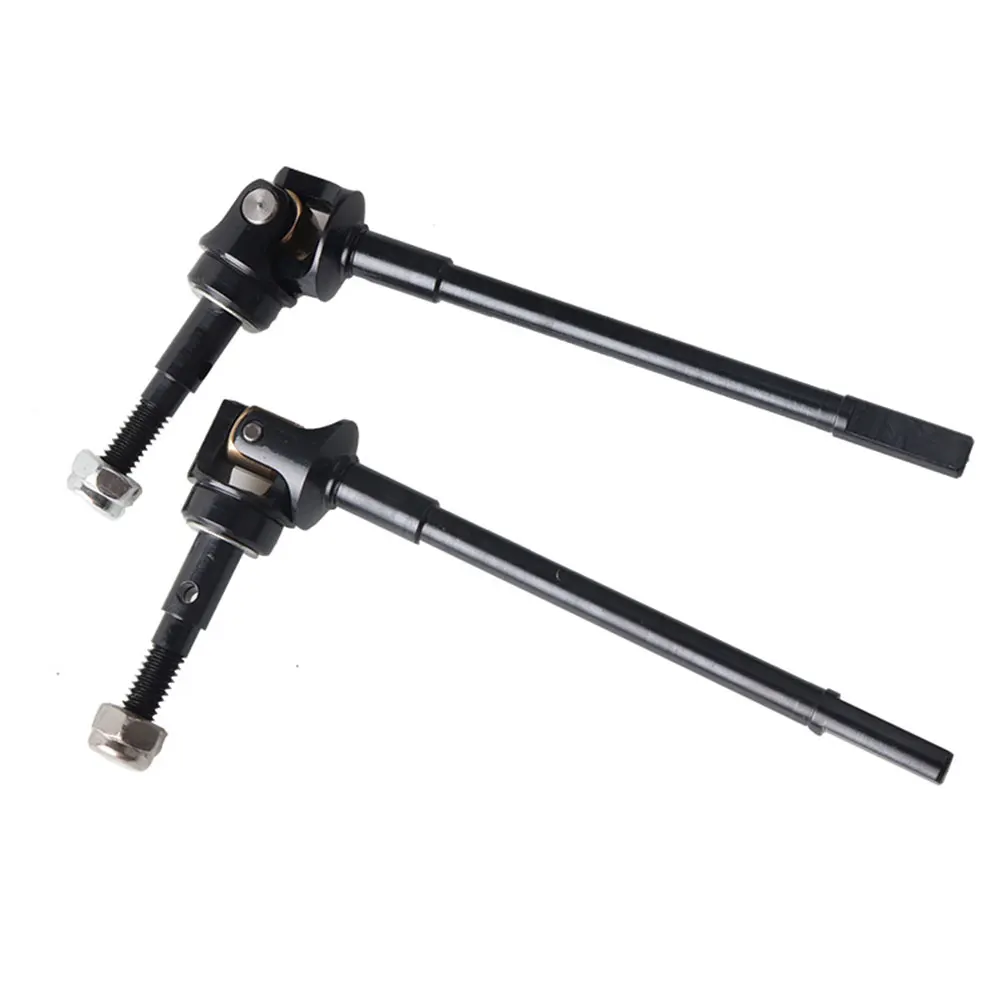 

2 Pcs Black Drive 45 RC Cars Front Shaft Universal XS-SCX230063 Metal Smooth Xtra Speed Steel For Axial SCX10 II