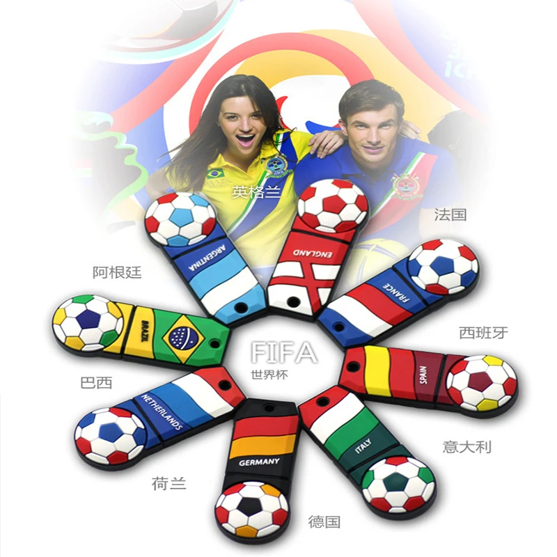 Россия 2018 Кубка мира USB Flash Drive 16 ГБ/32 ГБ/64 ГБ/128 ГБ накопитель флешки 2 0 Memory stick