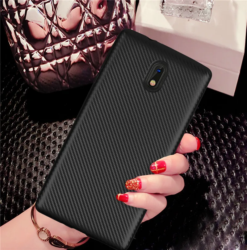 

For Nokia 3 Nokia3 2017 5.0" Case Colored Carbon Fiber Skin Soft Back Cover Phone Case for Nokia 3 Nokia3 2017 Soft Shell Cover