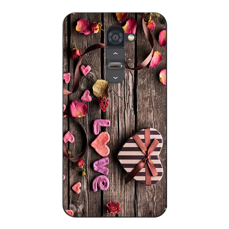 For LG G2 Cases Printing flower cats tiger silicone Phone Bag Case For LG Optimus G2 G 2 D802 D805 D801 Cover Stand Card Holder - Цвет: ZX38