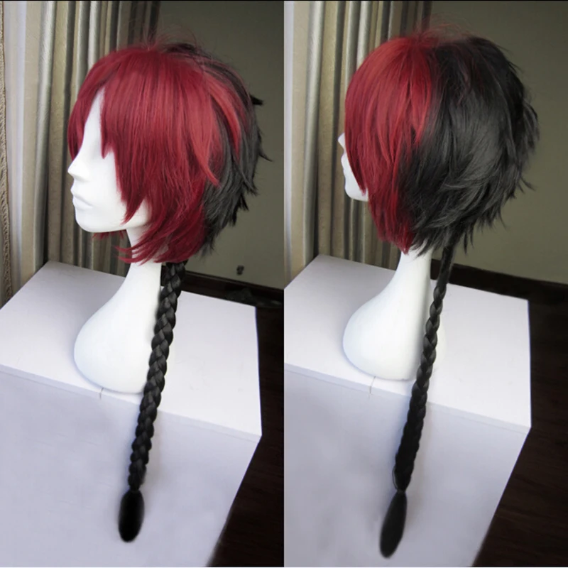 Owari no Seraph Of The End Crowley Eusford длинный красный и черный градиентный термостойкий