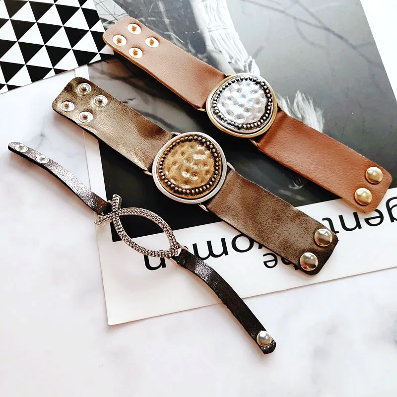 

Fashion Retro Extremely Simple Style Trendy Couple Bracelet Korean Version of The Street Fashion Charm Bracelet Men Bracelet