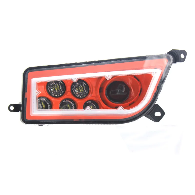 ATV UTV светодиодный фары для автомобиля L/R с DRL белый красный желтый и зеленый цвета