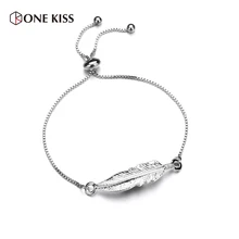 Новая форма серебряного листа очаровательные браслеты для женщин простые регулируемые металлические цепи браслет Pulseira Masculina ювелирные изделия