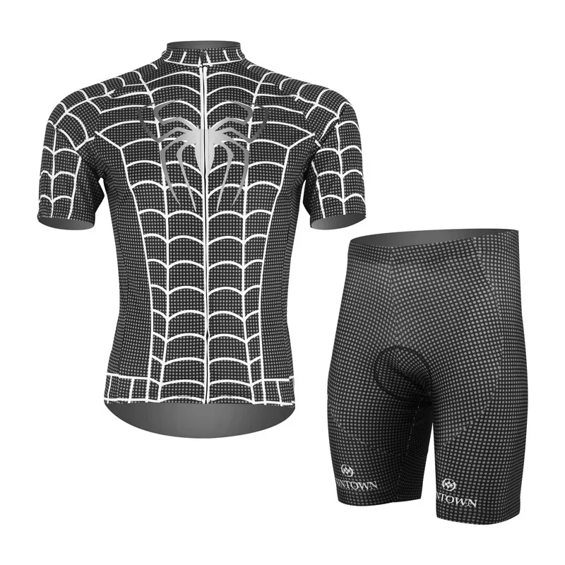 2015 Xintown man's grey spider Jersey short bike jerseys cycling summer moisture wicking speed drying | Спорт и развлечения