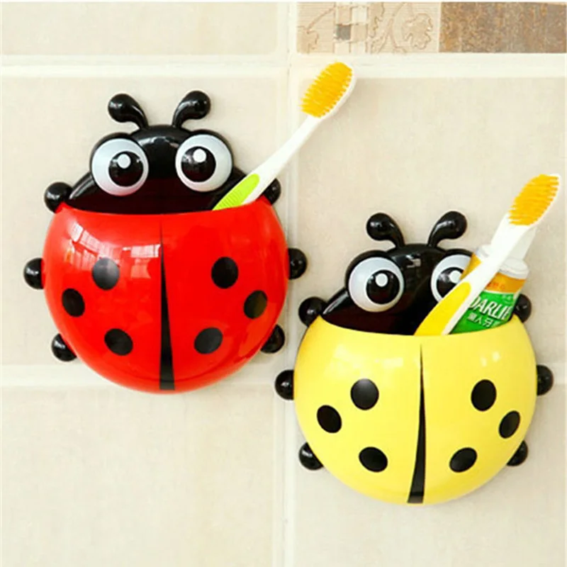 1PC-Ladybug-toothbrush-holder-Toiletries-Toothpaste-Holder-Bathroom-Sets-Suction-Hooks-Tooth-Brush-container-3D (2)