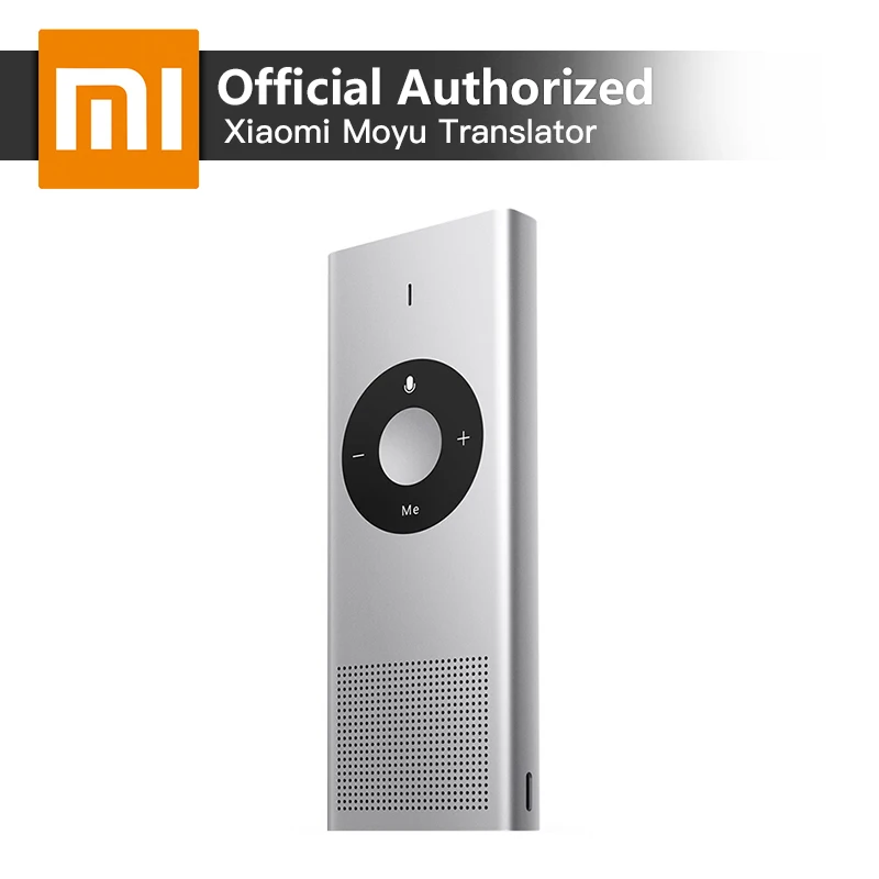 

Xiaomi Voice Translator Moyu AI Portable Mini Interpreter 14 Languages Microsoft Translation Engine Support Russian Language
