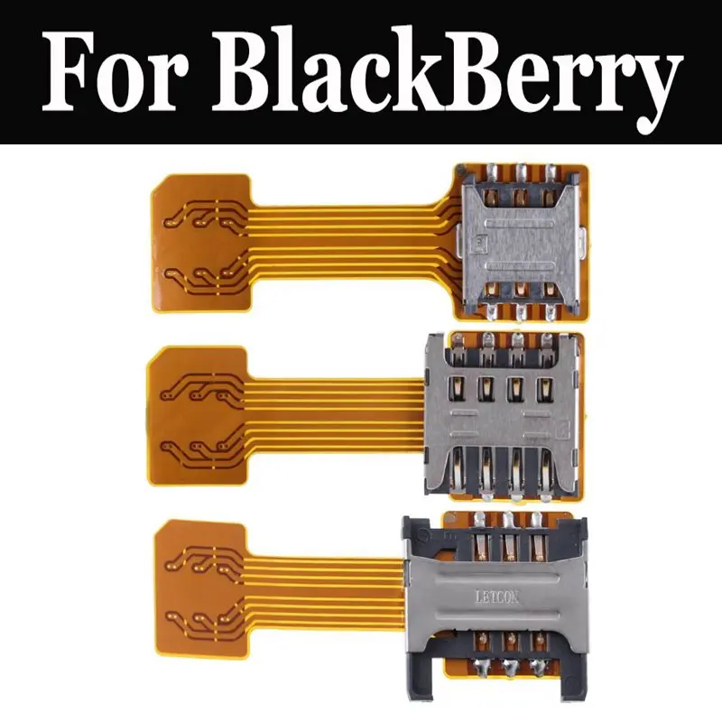 

Dual Micro SD Adapter Micro SIM Card Hybrid Double Micro Extension For BlackBerry DTEK50 Motion Aurora KEYone Evlove KEY2