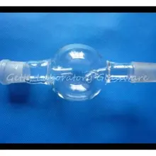 Дистиллятор ловушка адаптер, анти-насадка, предохраняющая от переброса перегоняемой жидкости, соединения 24/29, с двумя отверстиями