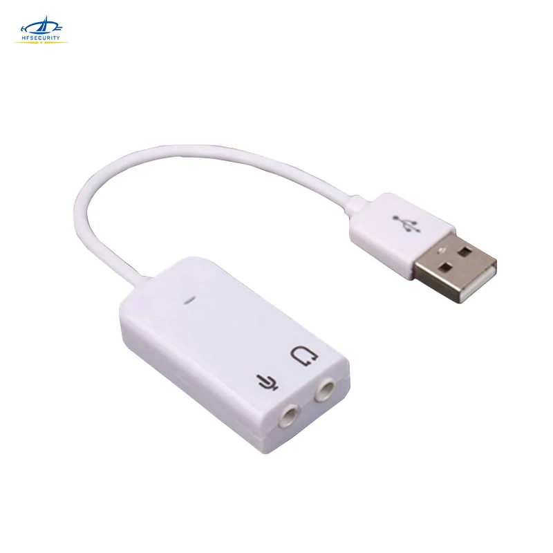 HFSECURITY External USB Sound Card 7.1 Channel Audio Adaptor No.