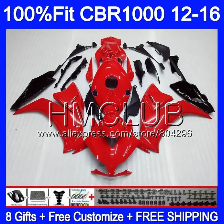 

Injection For HONDA CBR1000 RR 2012 2013 2014 2015 2016 74HM13 CBR 1000RR 1000 RR CBR1000RR Stock red Hot 12 13 14 15 16 Fairing