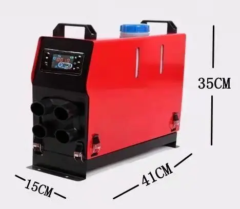 integrated heater-size