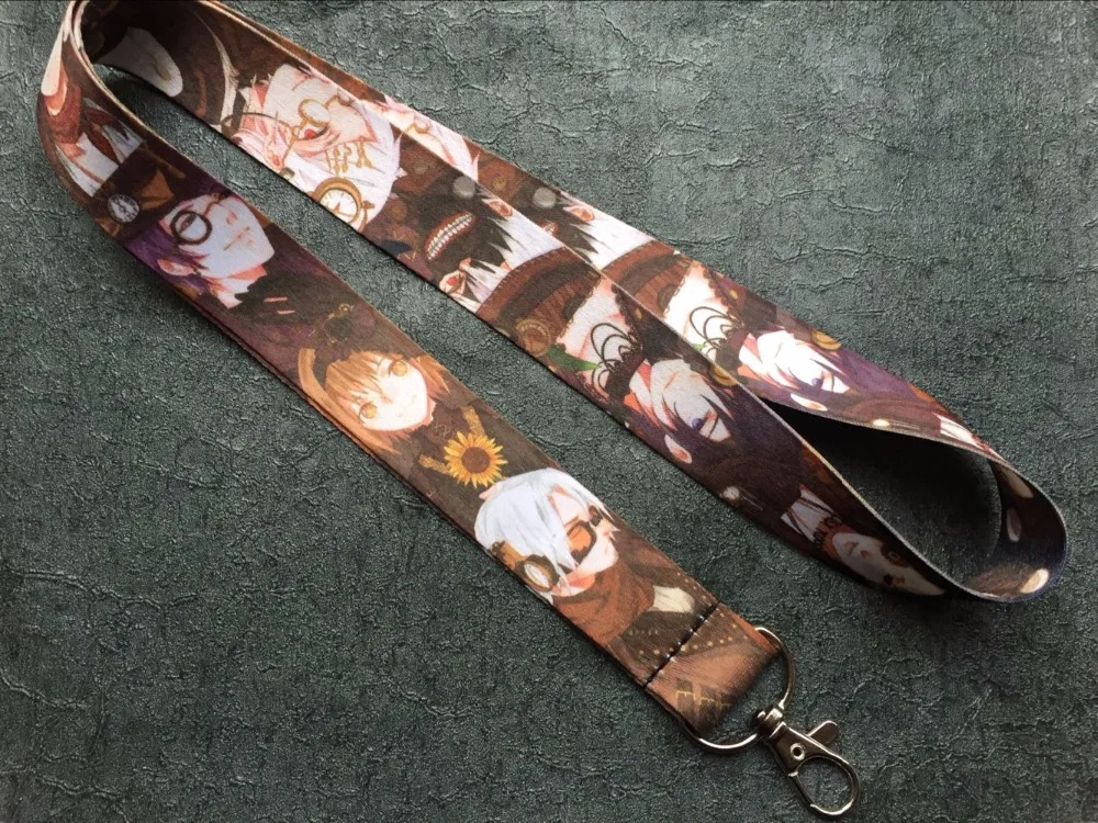10Pcs cartoon popular anime Neck Straps Lanyards Mobile Phone,ID Card,Key L102in Charms from
