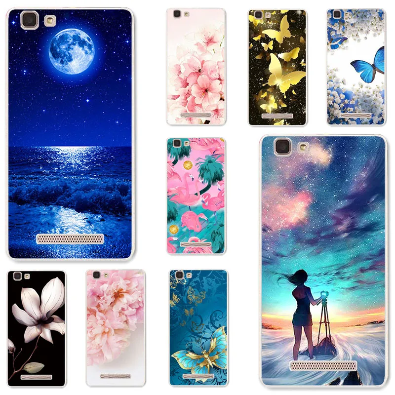 

TPU Cases For Cubot Rainbow Case Silicone Floral Painted Bumper For Cubot Rainbow 5.0 Inch Phone Cover Soft Back Fundas