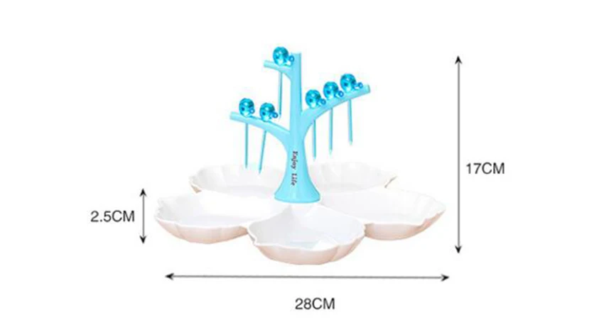 Поднос блюдо для закусок миска для фруктов тарелка посуда поднос для завтрака с вилкой кухня домашняя поставка