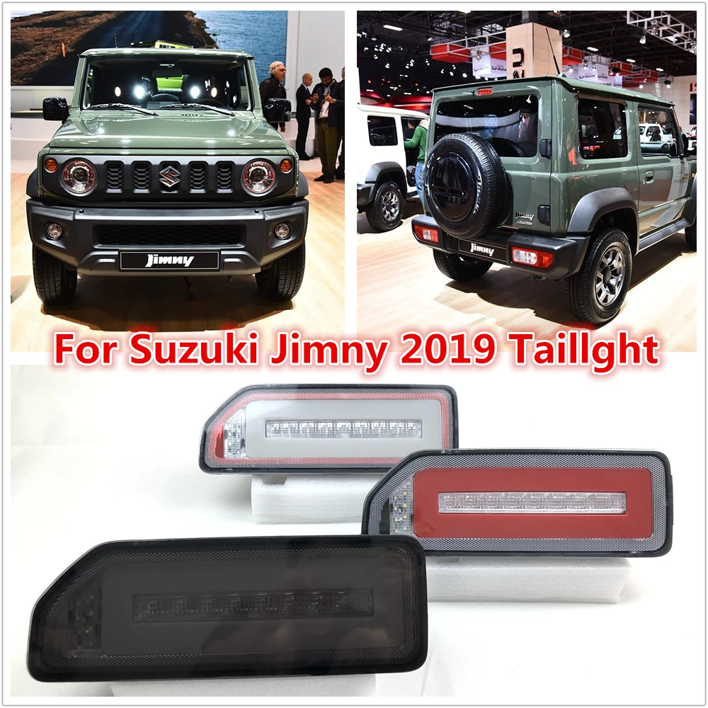 Черный стиль светодиодный задний фонарь для Suzuki JIMNY jimny задний фонарь лампа парковочный стоп-сигнал поворот Замена огней сигнала