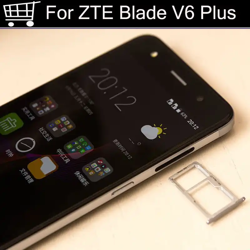 For Zte Blade V6 Plus 5 0inch New Original Sim Card Holder Tray