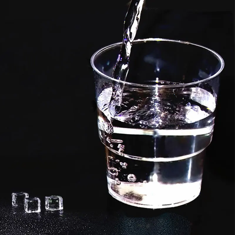 

Disposable plastic verrine hard plastic thickening transparent red wine champagne cocktail party office home drinking cup 200pcs