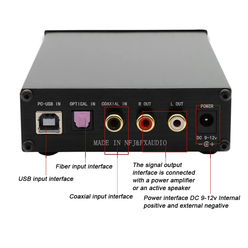FX Audio DAC X6 HiFi 2 0 цифровой аудио декодер вход USB/коаксиальный/оптический выход