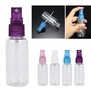 

Aihogard 5Pcs 30ml Transparent Empty Sprayer Bottle Perfume Container Refillable Portable Essential Oil Pot Cosmetic Atomizer