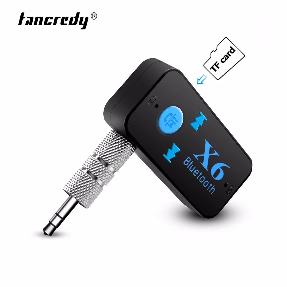 

Tancredy Bluetooth Aux Audio Receiver Adapter TF Card A2DP Mp3 Music Receiver 3.5mm Jack Aux Bluetooth 4.1Handsfree Car Kit USB