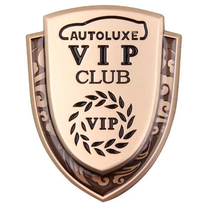 Логотип VIP, металлическая наклейка для автомобиля, крыло, Стайлинг для Chevy Aveo BMW E53 Volkswagen Bora Cadillac Buick MG, металлическая наклейка, эмблема, значок