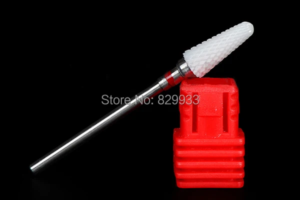 Cuidados de Beleza da Arte do Unha Salão de Cerâmica Brocas Unhas Cuticle Remover Cleaner Professional Manicure Pedicure Broca Bit Ferramenta 8 Brocas elétricas p/ manicure e acessórios