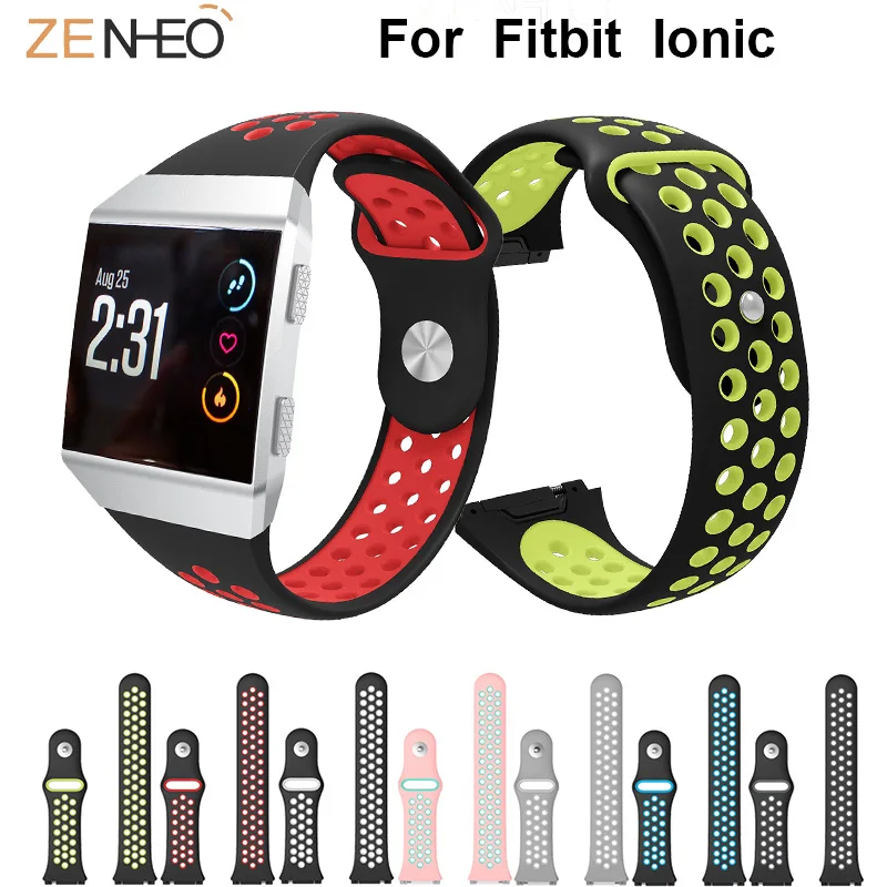 

Silicone Men/Women's watch band For Fitbit Ionic watches Straps Replacement sport watchband for Fitbit ionic Bracelet Wristband