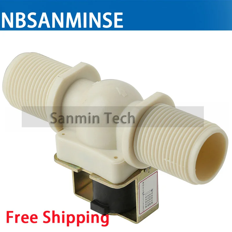 NBSANMINSE SMPDJ-07 PAA6 Соленоидный клапан G1 дюймов 5 Вт 420MA DC12V используется для стиральных машин посудомоечных машин