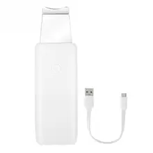 Новая ультразвуковая щетка для кожи лица глубокое очищение шпатель удаление акне чёрных точек уменьшает морщины и пятна Отбеливание лица