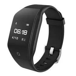 YD618 Bluetooth умные часы Smartwatch цветной экран музыкальный браслет пульсометр активность изогнутая поверхность дизайн для IOS Android_STW