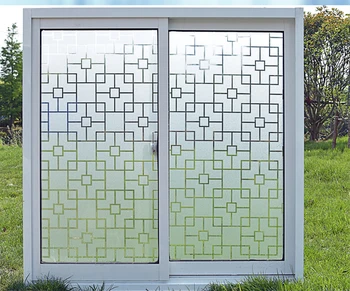 

Electrostatic No-glue Frosted Stained Cottoncolor Frosted Chinese Style business office room Window Film Glass Sticker 45-90cm W